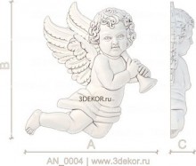 Ангелок с дудочкой
