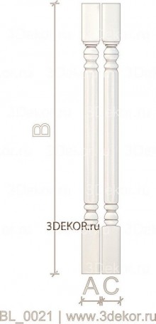 Резная опора