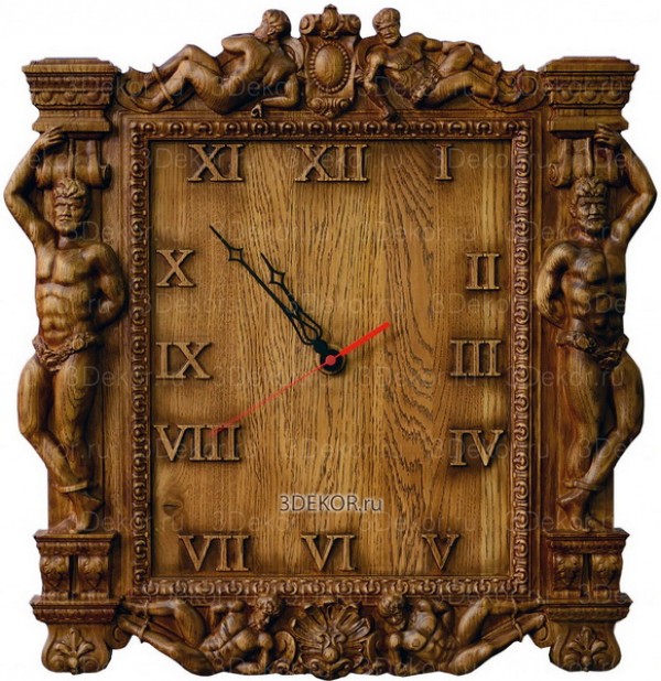 Часы старинные дерево