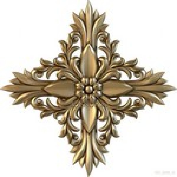 Крест из цветов