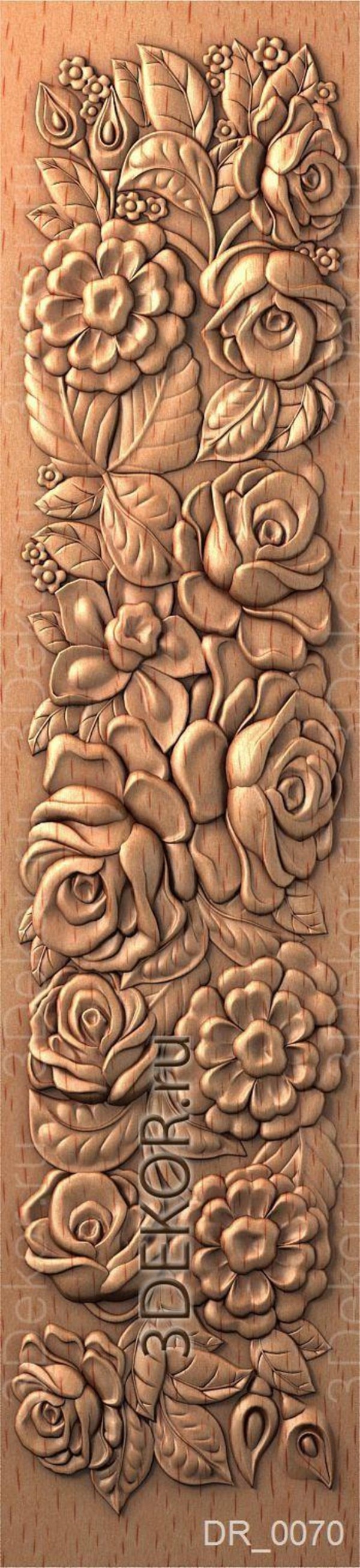 Планка с цветами