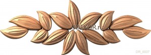 Цветок из листьев