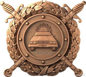 Картуш с автомобилем