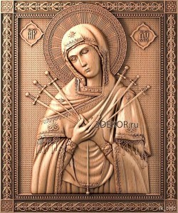 Семистрельная икона Богородицы