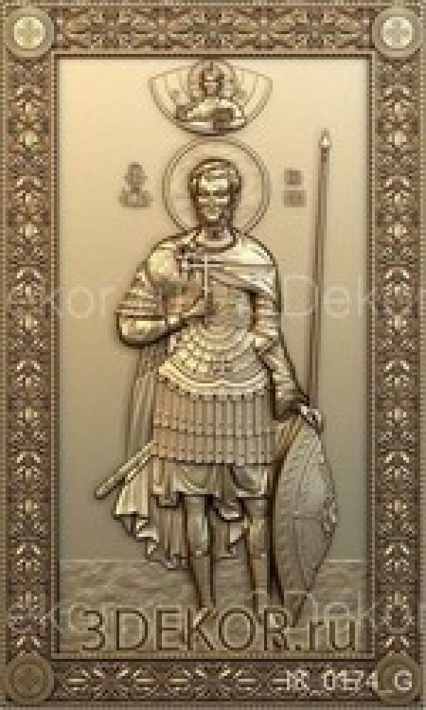 Икона Святой мученик Иоанн Воин