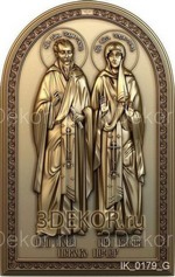 Икона Иона и Васса Псково-Печерские