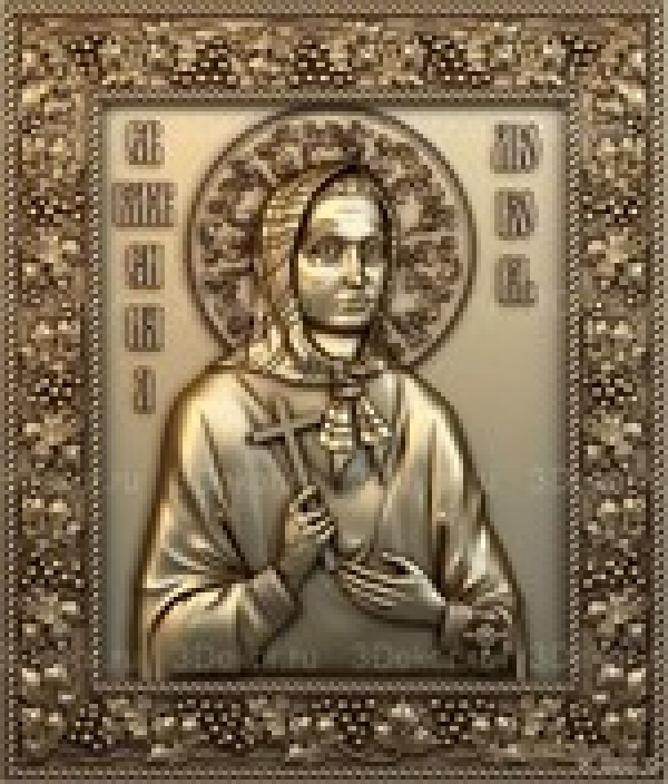 икона святая блаженная Любовь заступница Рязанская