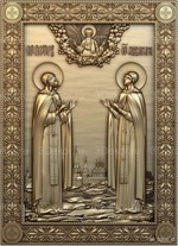Икона Февронии и Петра Муромских