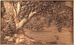 Дуб у озера