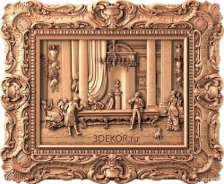 Вечер в бильярдной