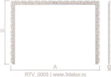 рама из багета для ТВ