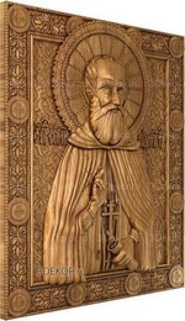 Икона Святой преподобный Сергий Радонежский Чудотворец
