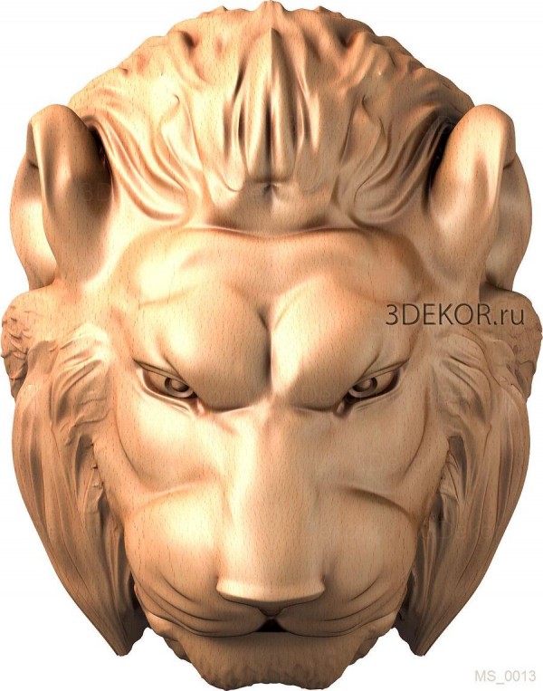 Склоненная голова льва