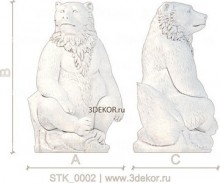 Статуэтка медведь